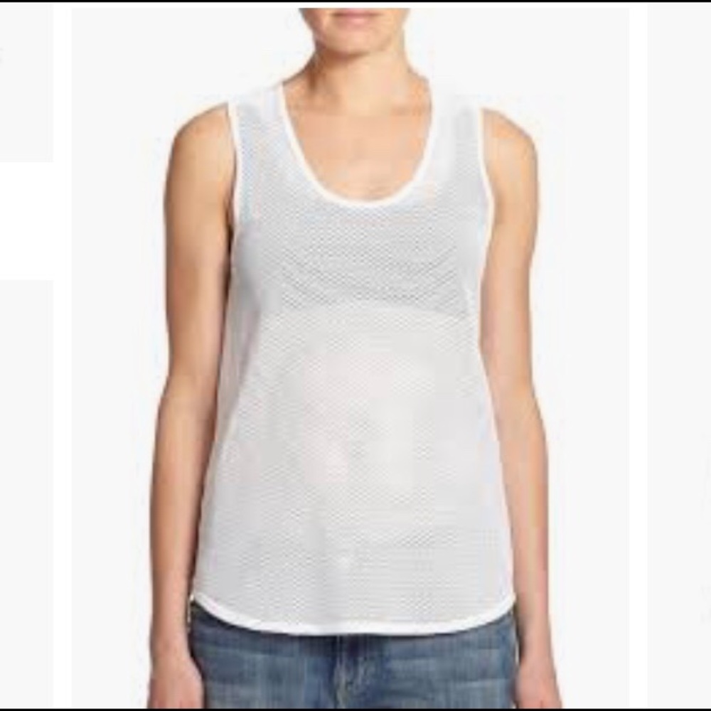 NWT Twenty White Mesh Swimwear Beach Coverup US 6-8